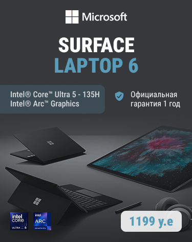 Баннер Surface Laptop 6
